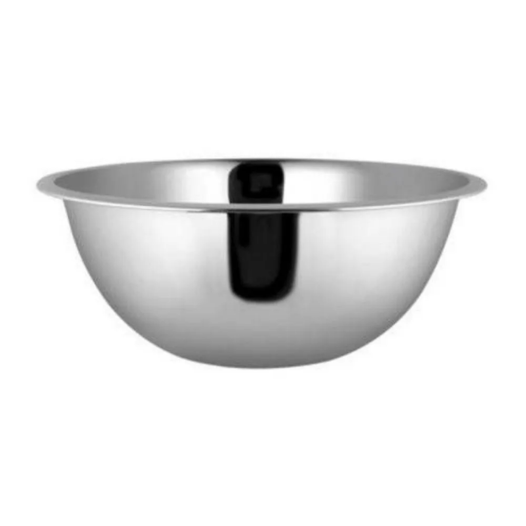 Bowl em Aço Inox, Tigela, Cumbuca, Bacia Reforçada em Aço inox. em Oferta na Shopee