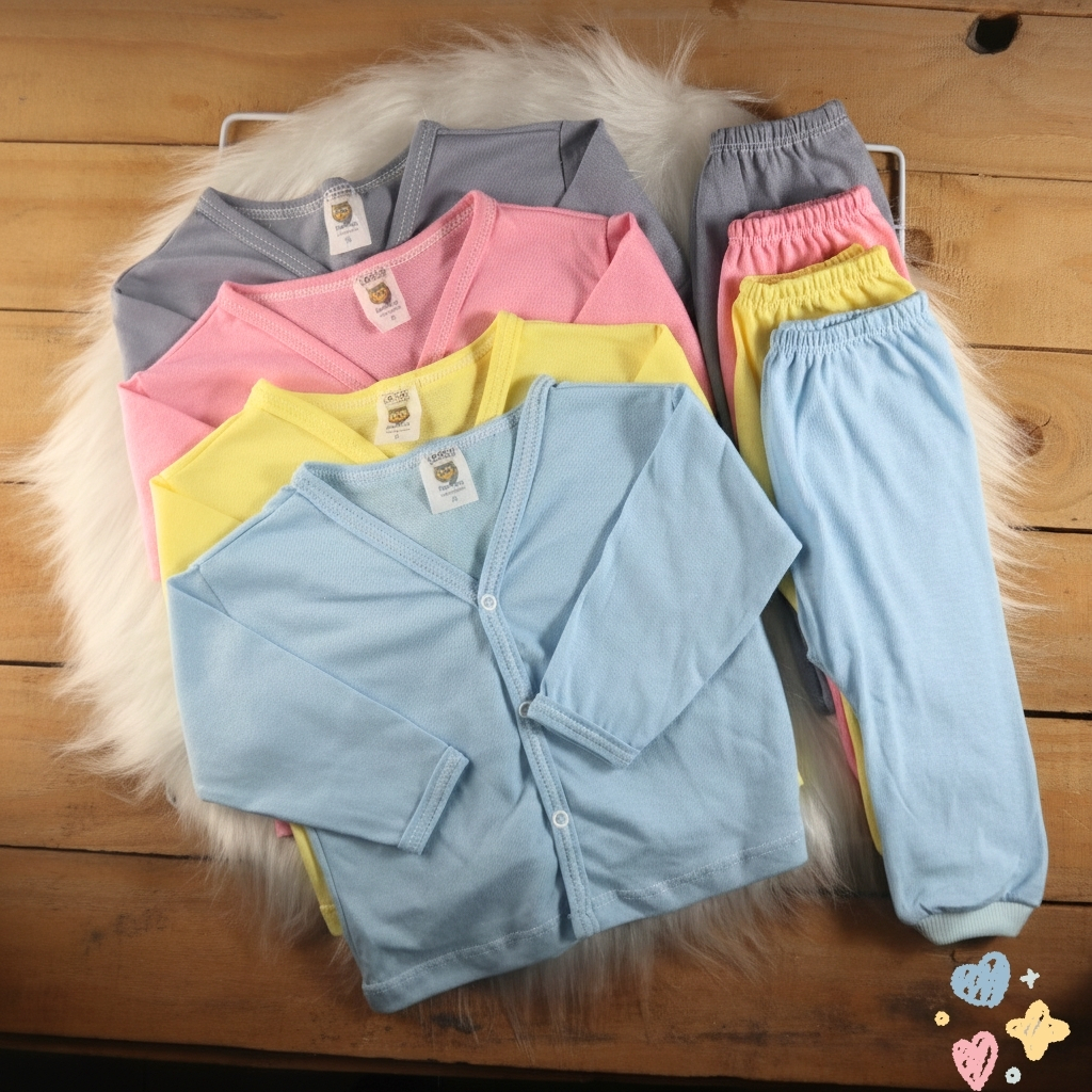 Kit C/2 Pijama Outono Conjunto Bebe Criança Manga Longa em Oferta na Shopee