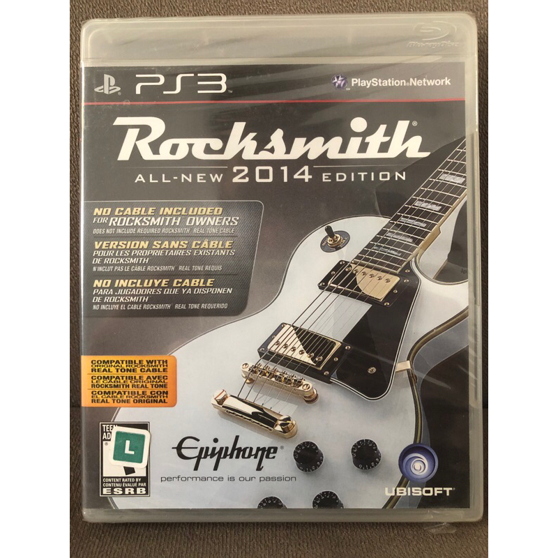 Rocksmith 2014 Não Inclui Cabo Para Guitarra PS3 Lacrado