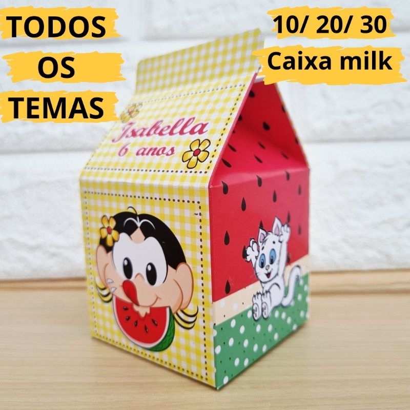 30 Caixinha Personalizada Todos os Temas Lembrancinhas Festa Infantil Decoração Aniversário Magali