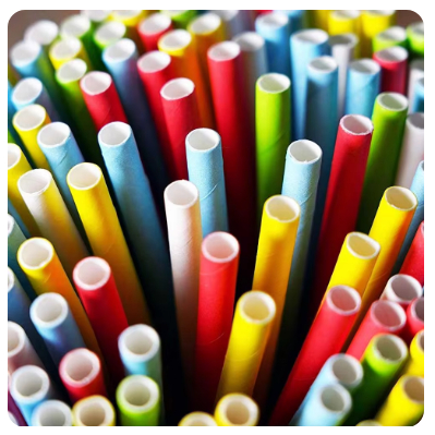 10 Pacotes Canudos Biodegradável LISO Pacote Fechado c/25uni cada