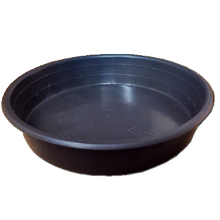 Prato Para Vaso 11cm A 33cm Preto Goyama em Oferta na Shopee