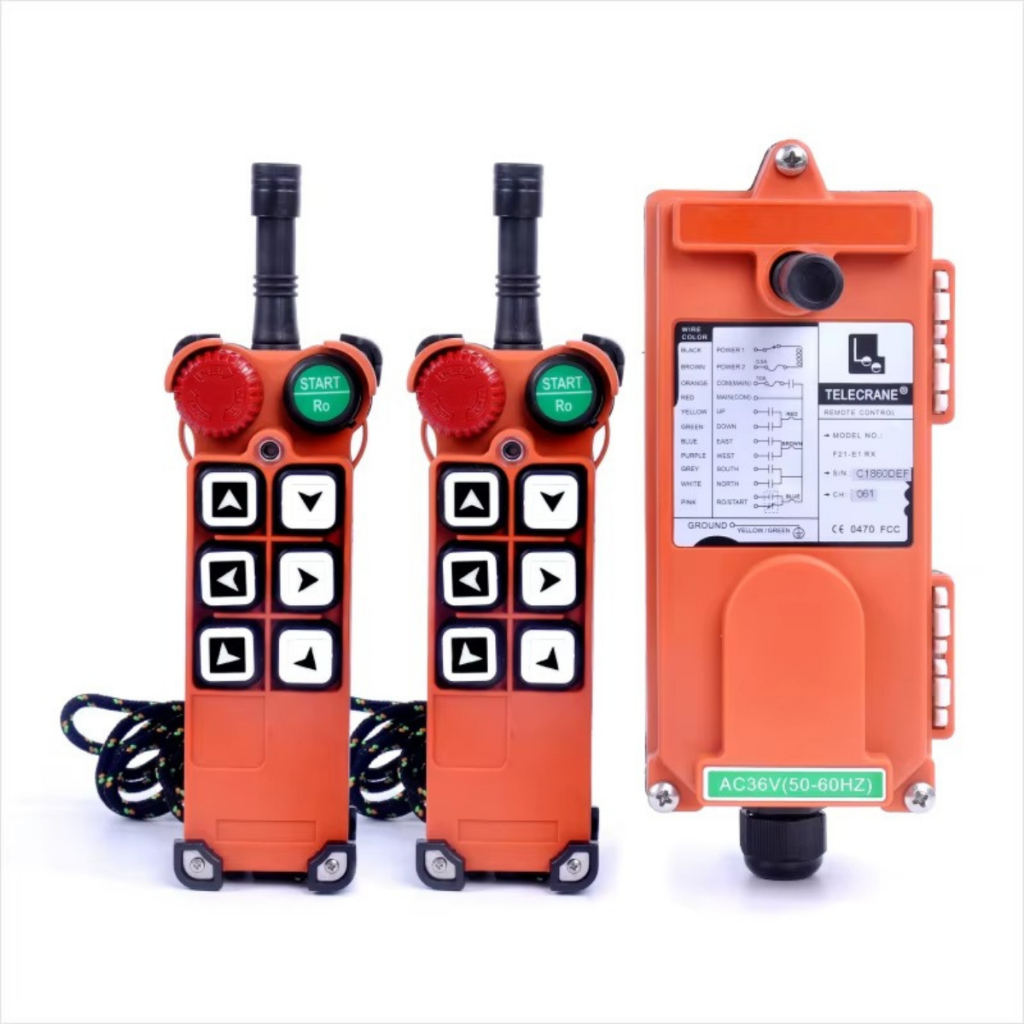 Telecrane F21-E1 Controle Remoto Industrial Sem Fio – Talha e Ponte – Envio Imediato