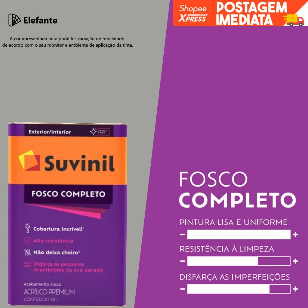 ACR FOSCO COMPLETO ELEFANTE 18L SUVINIL