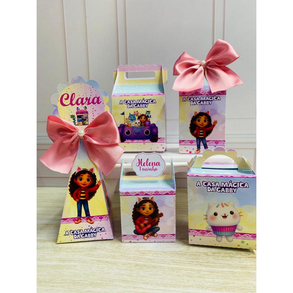 Kit Personalizados A CASA MÁGICA DA GABBY  AQUARELADO Lembrancinhas para festa/ Aniversário