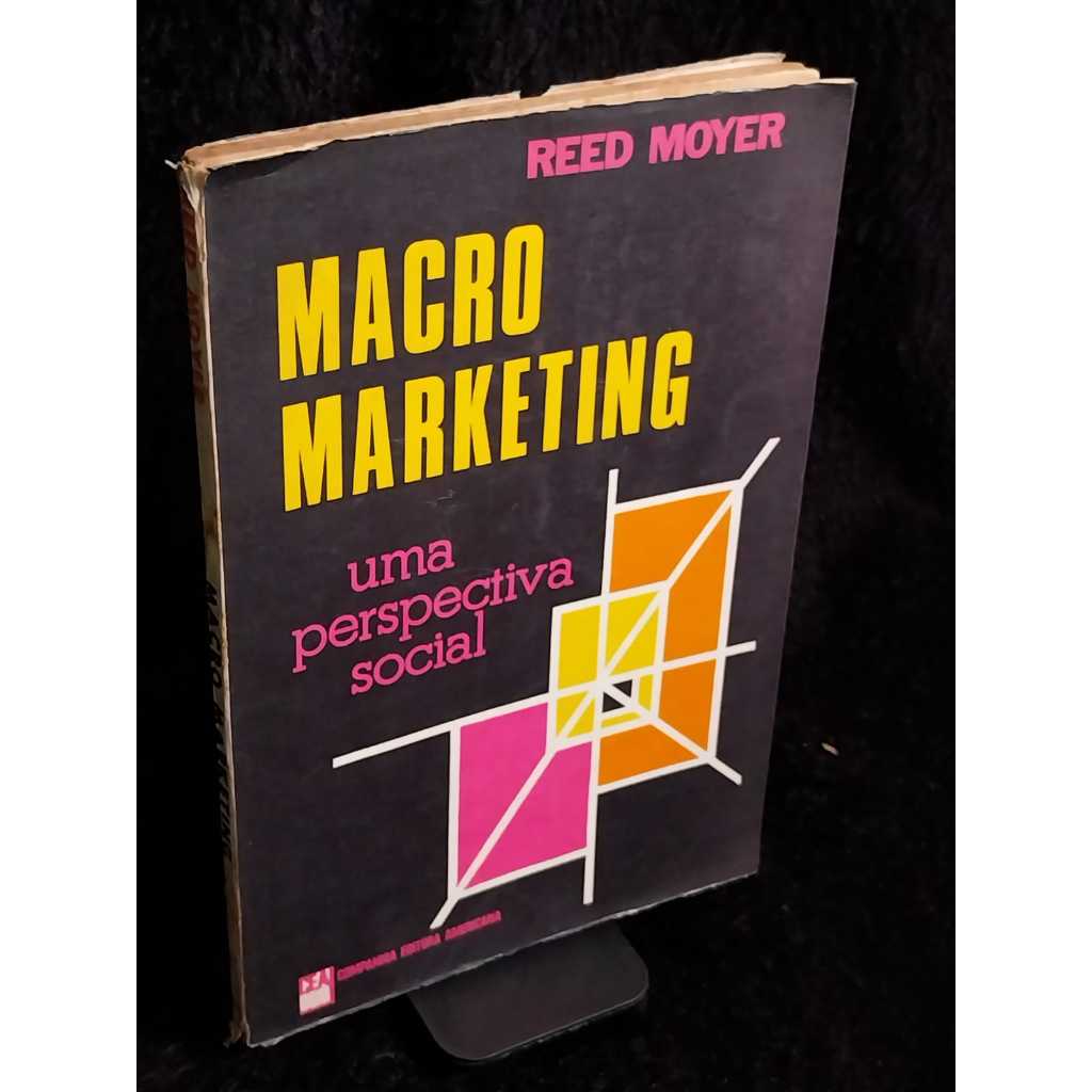 Livro Macro Marketing Uma Perspectiva Social Ano 1974 Sebo de Livros Usados Desapego de Livros