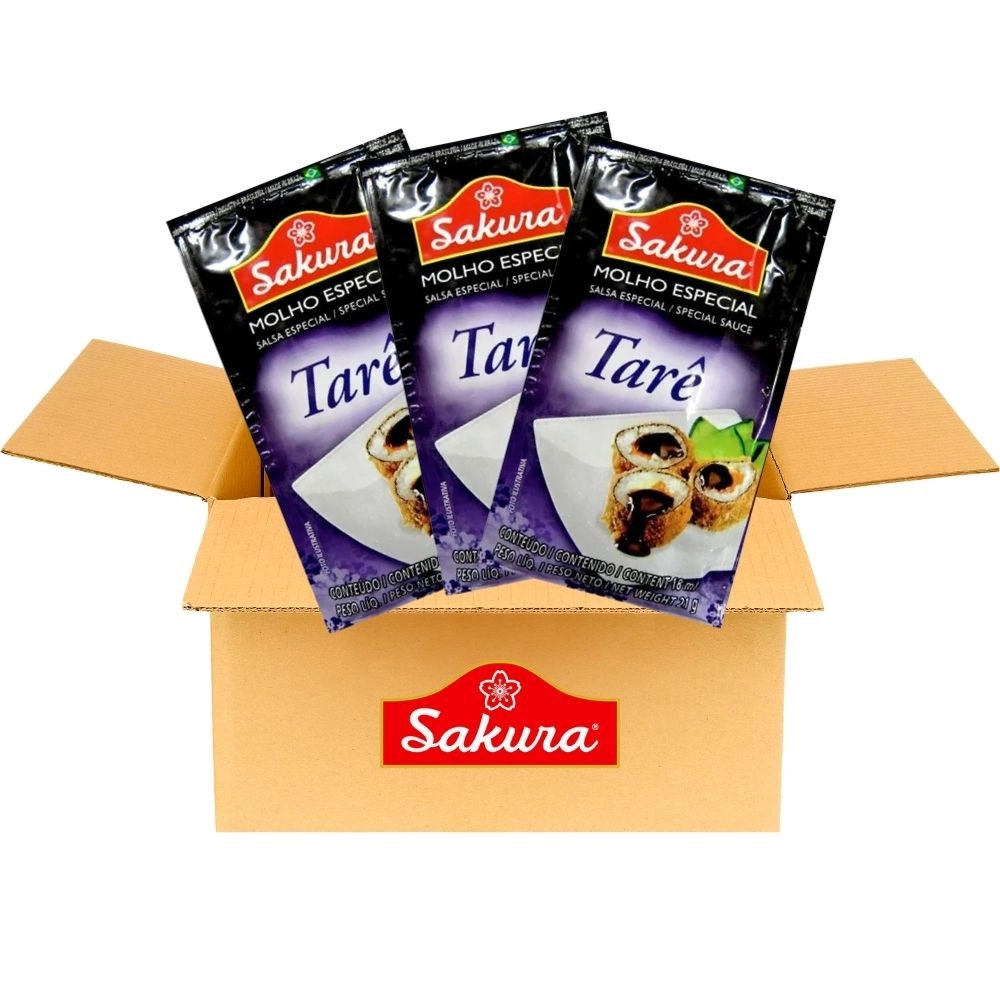 Molho Tarê Especial Sakura Sachê 18ml - Caixa 120 Unidades em Oferta na Shopee