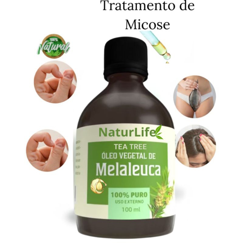 Óleo Vegetal de Melaleuca 100ml Puro - Legítimo
