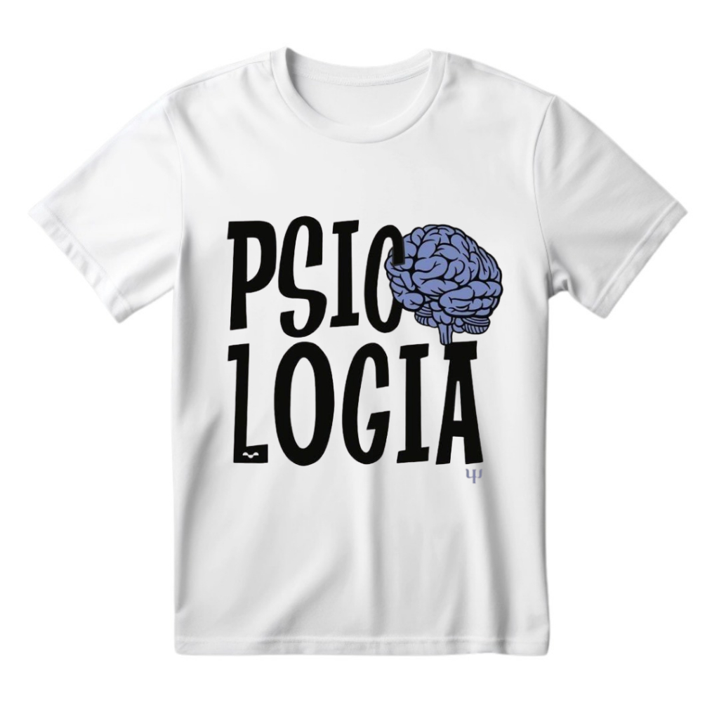 Camisa Unissex Profissão Psicologia Com Celebro Camiseta Estampada Linda 100% Algodão - Envio Rapido