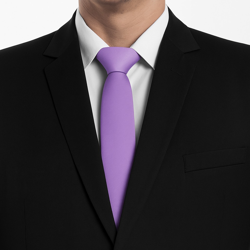 KIT COM 10 GRAVATAS LAVANDA TECIDO OXFORD SLIM em Oferta na Shopee