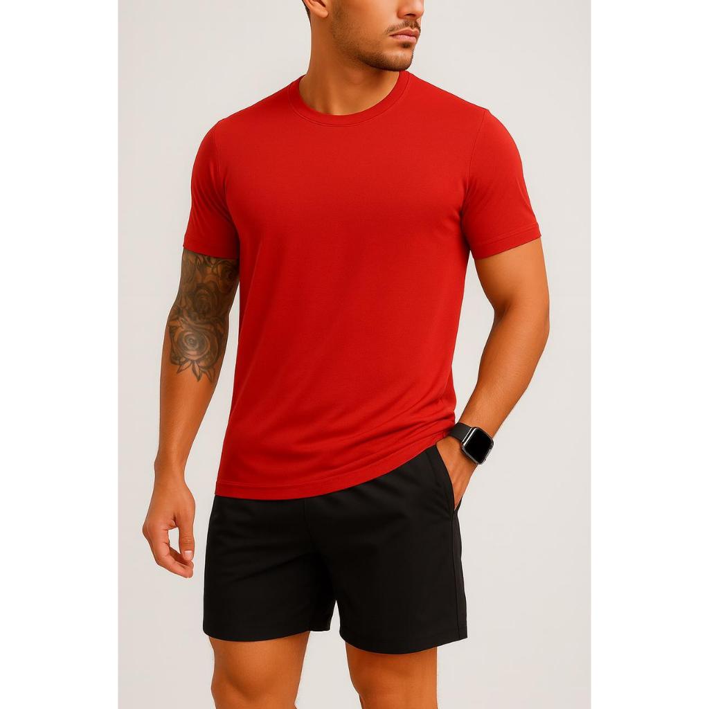 Roupas Para Treino Masculino Kit Short + Camiseta DryFit Esportiva Envio Rapido Roupa de Academia Mizu