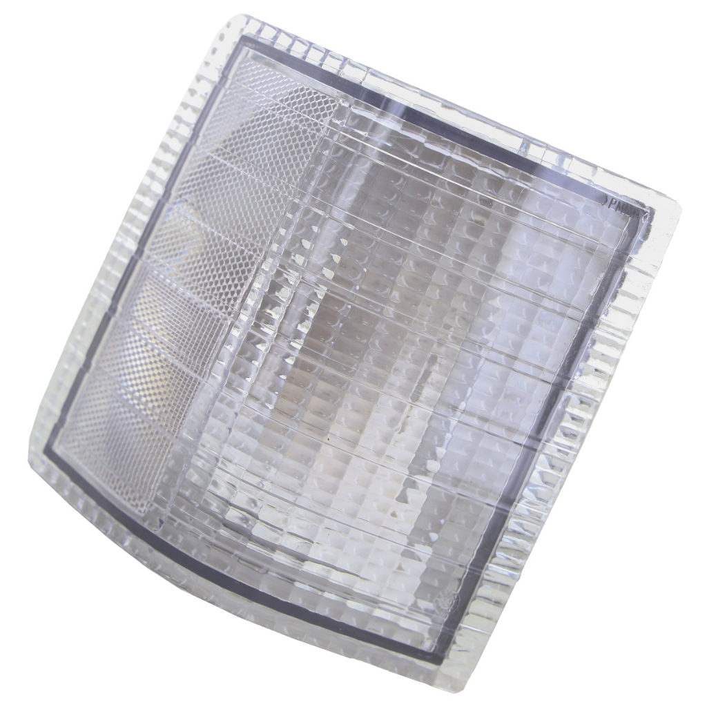 Par Pisca Seta Dianteira D20 1986 1987 1988 1989 1990 1991 1992 Cristal Lente Estriada Acrílico — imagem 2 de 2