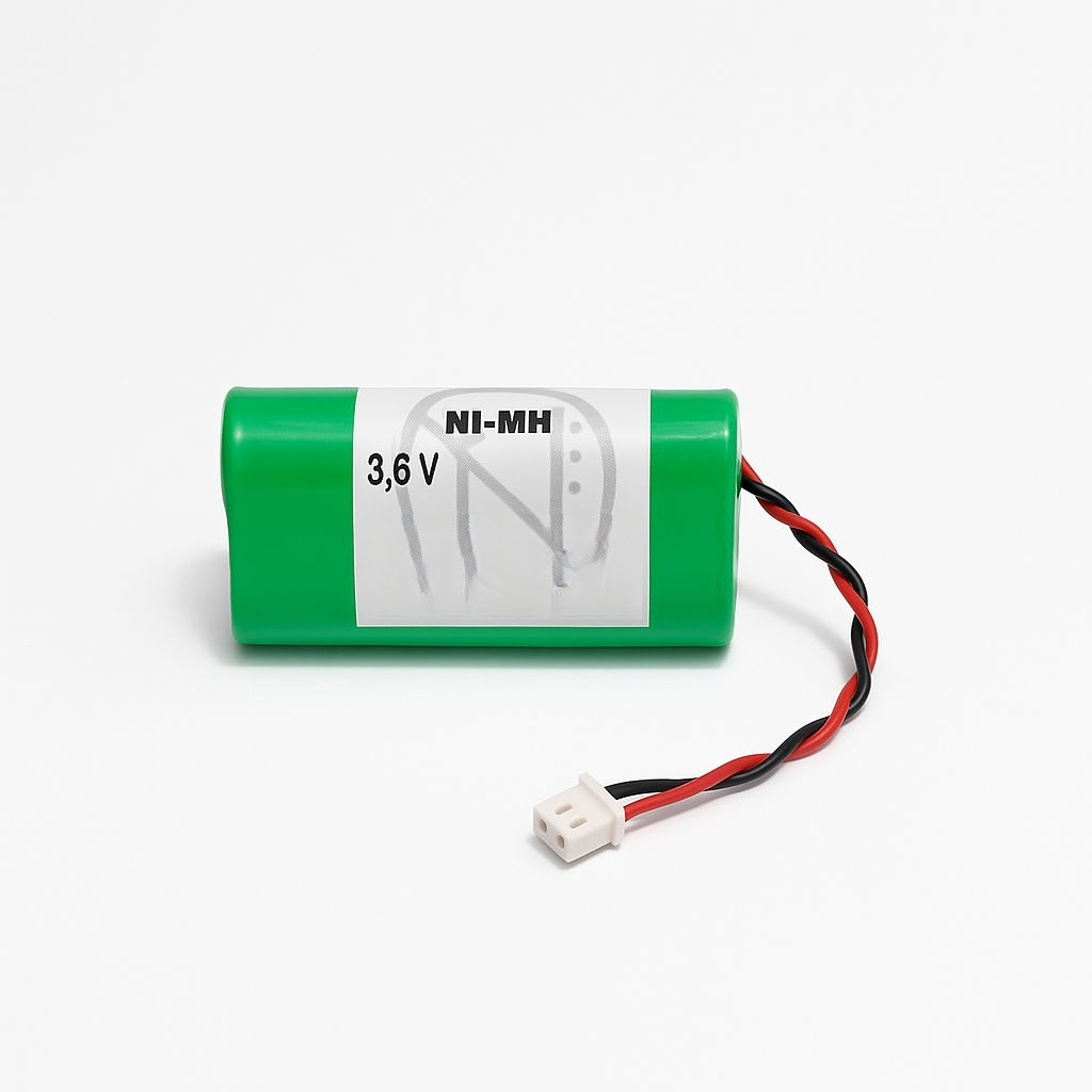Bateria 3,6v Aaa 800mah Ni-mh Com Conector Recarregável