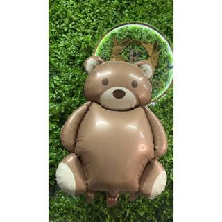 2 Balão Metalizado Urso Bear Gigante Marrom 90cm Festa Decoração Chá Bebê em Oferta na Shopee
