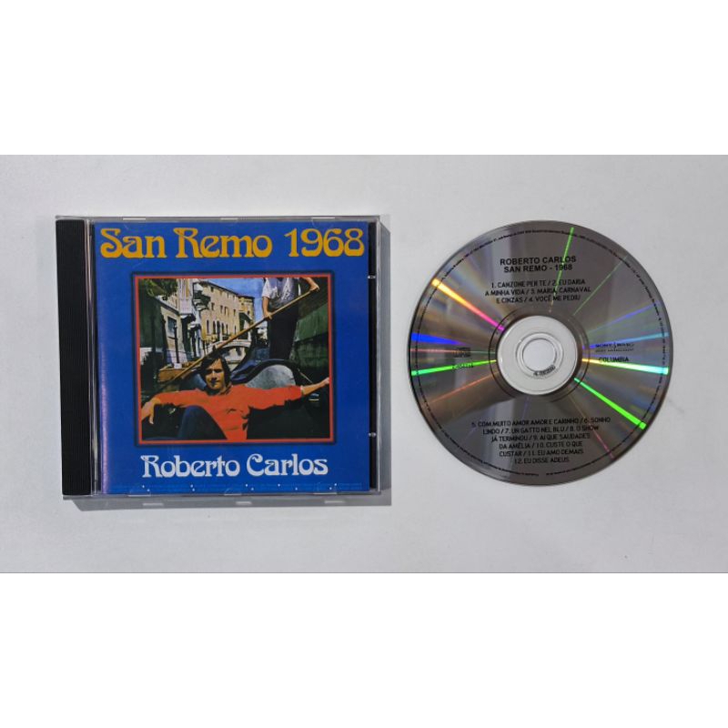 Cd Música - Roberto Carlos San Remo 1968
