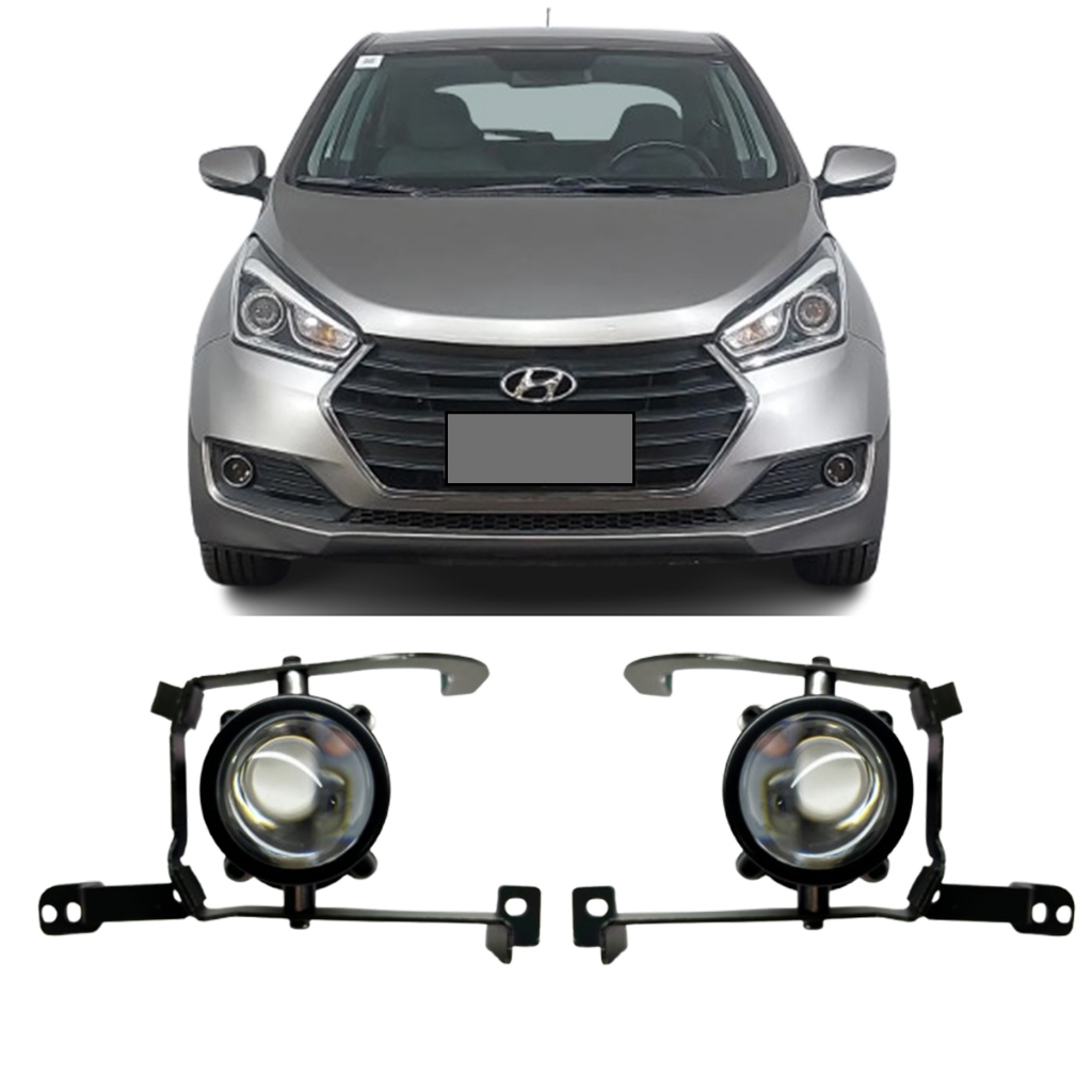 Farol De Milha Neblina Hb20 2016 2017 2018 2019 em Oferta na Shopee