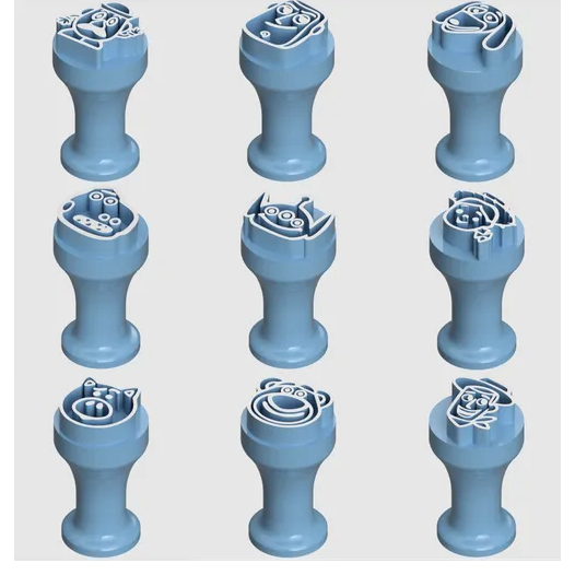 Carimbos para Doces e Brigadeiro _ Toy Story _ 9 Pinos em Oferta na Shopee