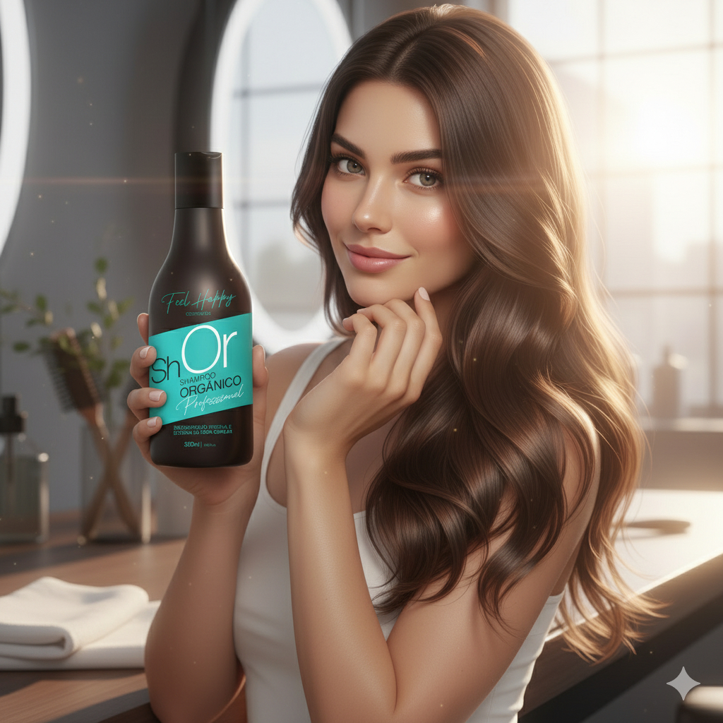 Shampoo Anti Resíduos Orgânico 300ml Feel Happy