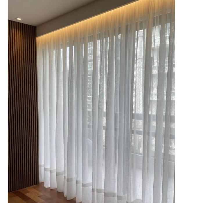 Tecido Voil Voal Gaze de Linho Bora Bora 3,00m largura