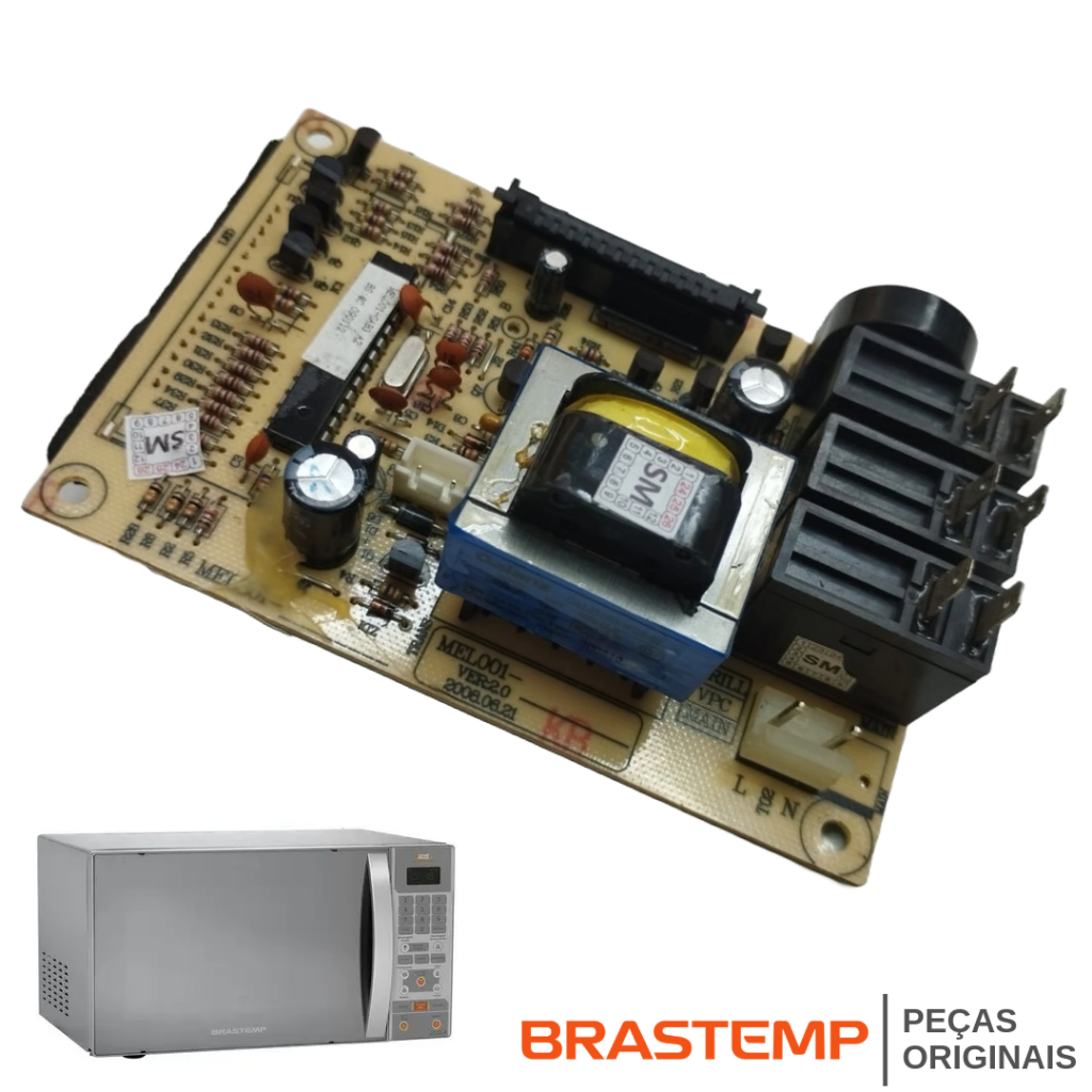 Placa original Micro-ondas Brastemp BMG35 (Maxi Gratine) 127v