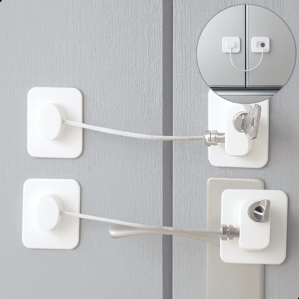 Trava De Segurança adesivo Para Criança Bebês Janela Gaveta Armários E Portas limitador