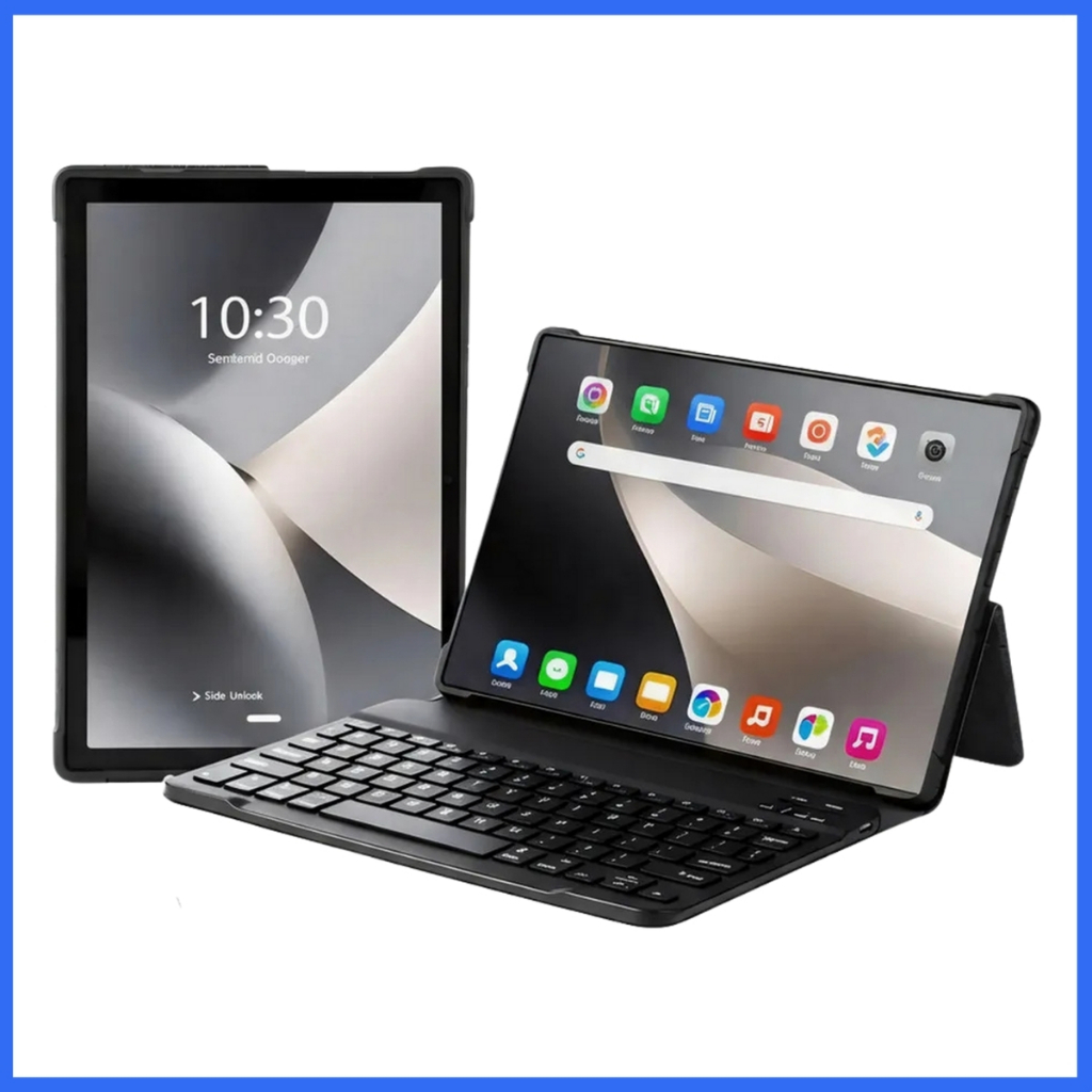 Tablet C10 10.1" – 8GB RAM 250GB Android 13 Dual SIM 4G/WiFi com Capa Teclado e Câmeras HD em Oferta na Shopee