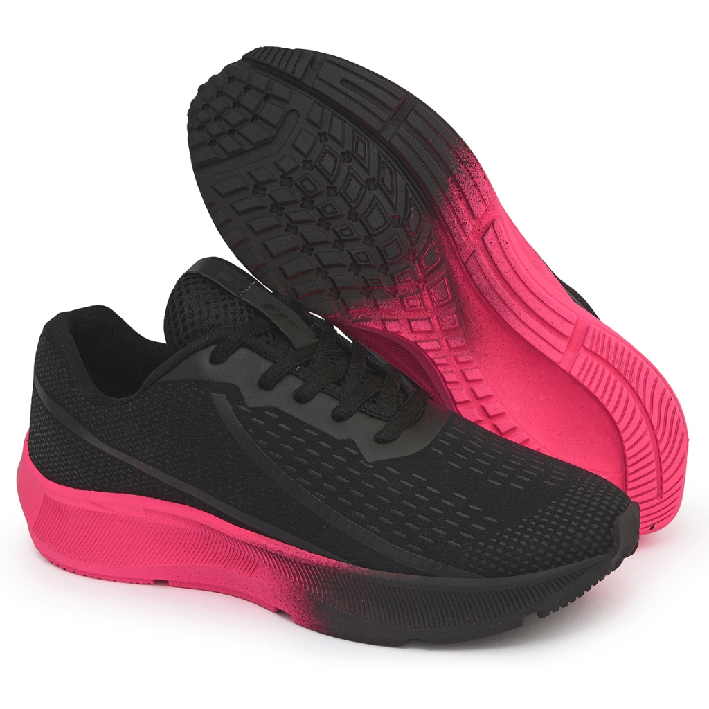 Tenis esportes unissex Preto colorido leve Academia Lazer Corrida
