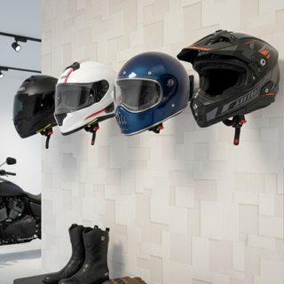 Kit Com 04 Suporte De Parede Para Pendurar Capacete E Acessórios em Oferta na Shopee