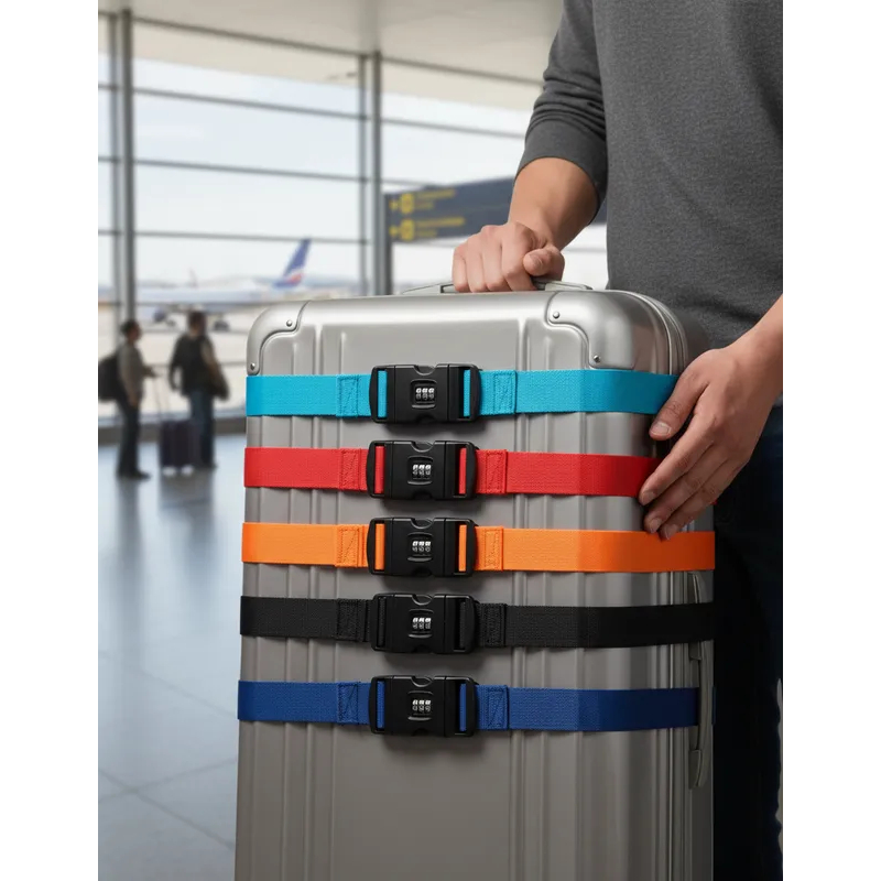Cinta Fita Para Mala De Viagem Ajustável Com Senha Segurança em Oferta na Shopee