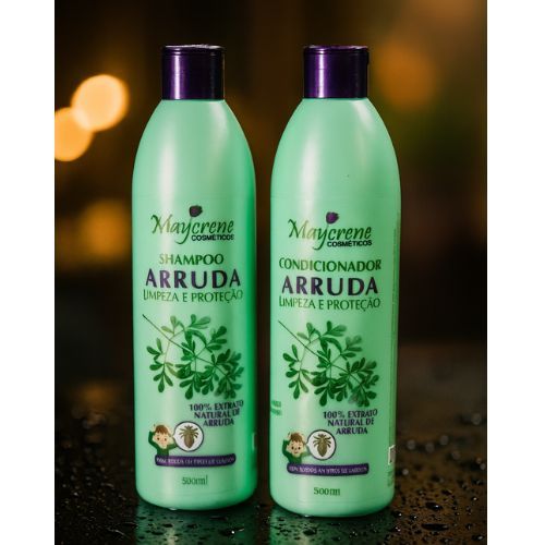Kit Cabelo Capilar Shampoo + Condicionador Para Todo o Tipo de Cabelo Arruda em Oferta na Shopee