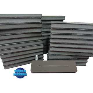 KIT 10 BASES DE LED PRETA DE ACRILICO 15X4 DIVERSAS CORES " WORLD MAKERS " em Oferta na Shopee