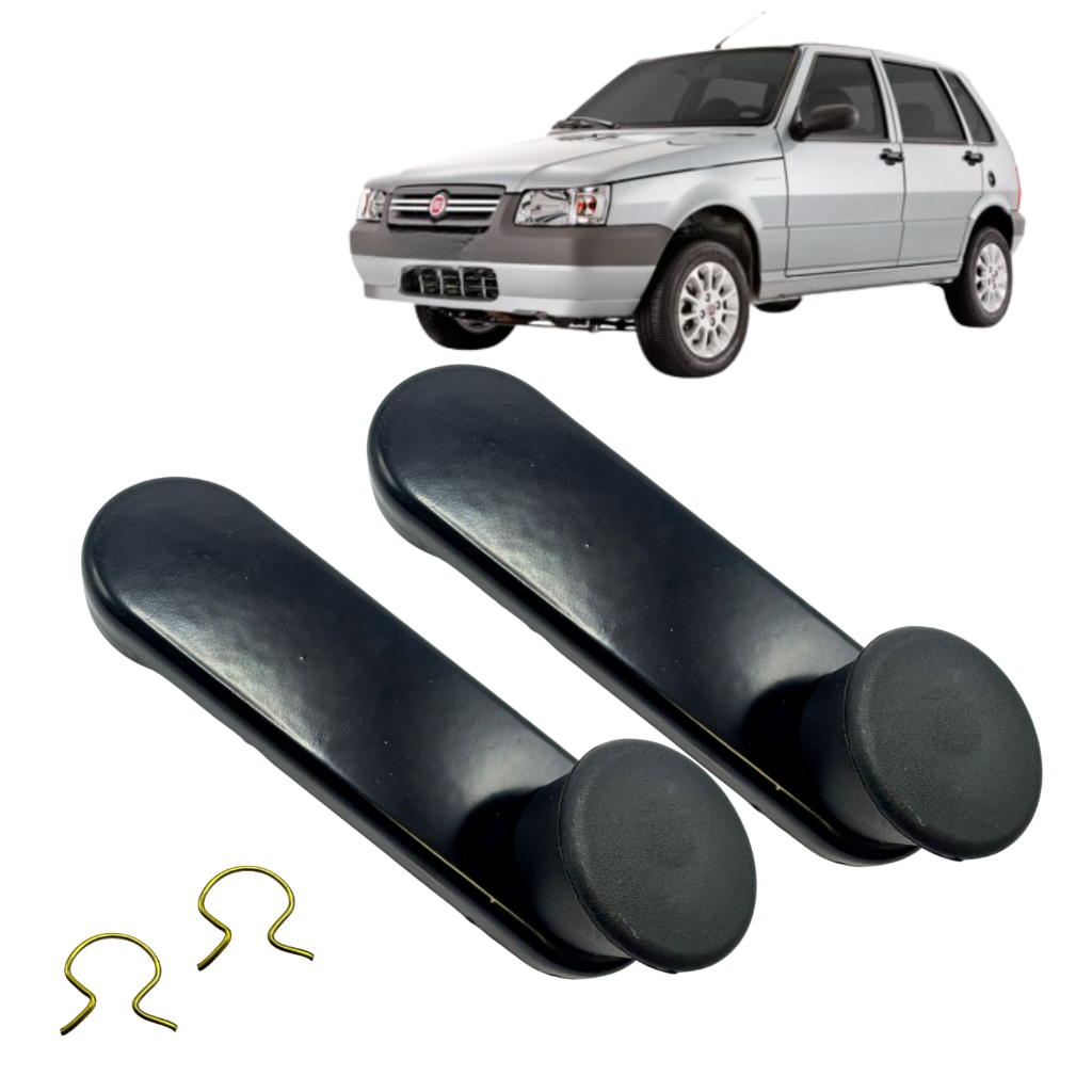 Manivela Reguladora Vidro Fiat UNO 1984 a 2009 Com Trava em Oferta na Shopee