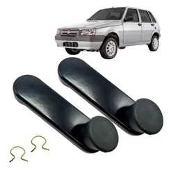 Manivela Reguladora Vidro Fiat UNO 1984 a 2009 Com Trava