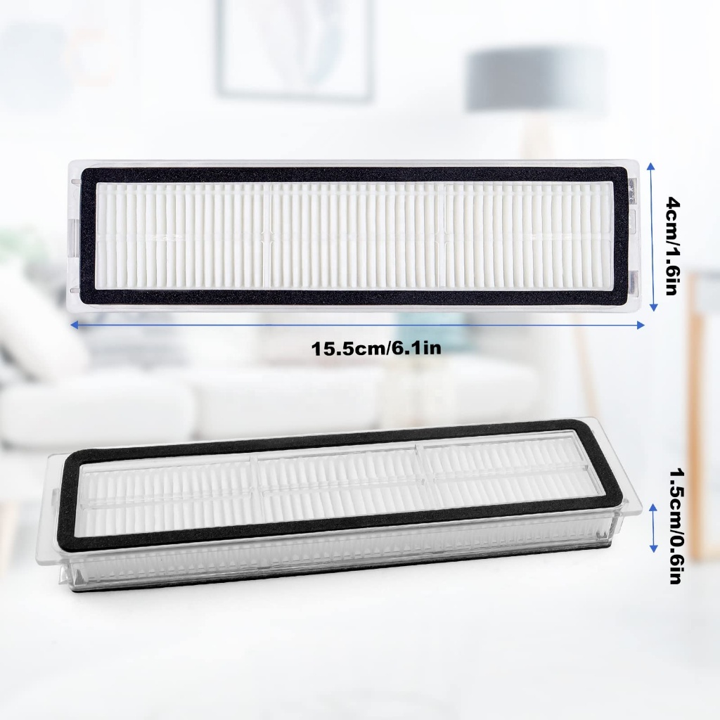 Filtro de Ar Herpa Para Robô Aspirador Xiaomi MIJIA M30 X20 PRO D102GL / X20 MAX D109GL