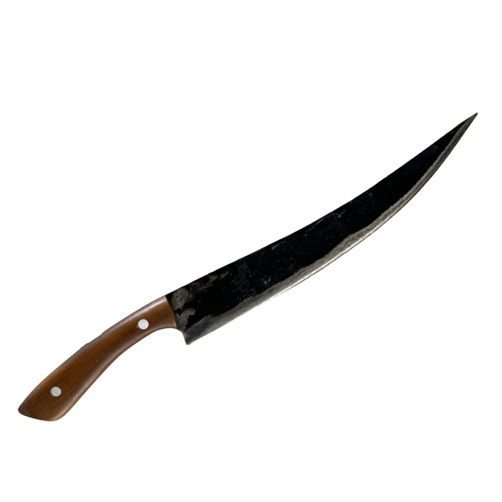 Faca Ferreiro Javalizeira 30 cm Forjada Artesanal WIPEK - Churrasco, Caça, Camping e Pesca