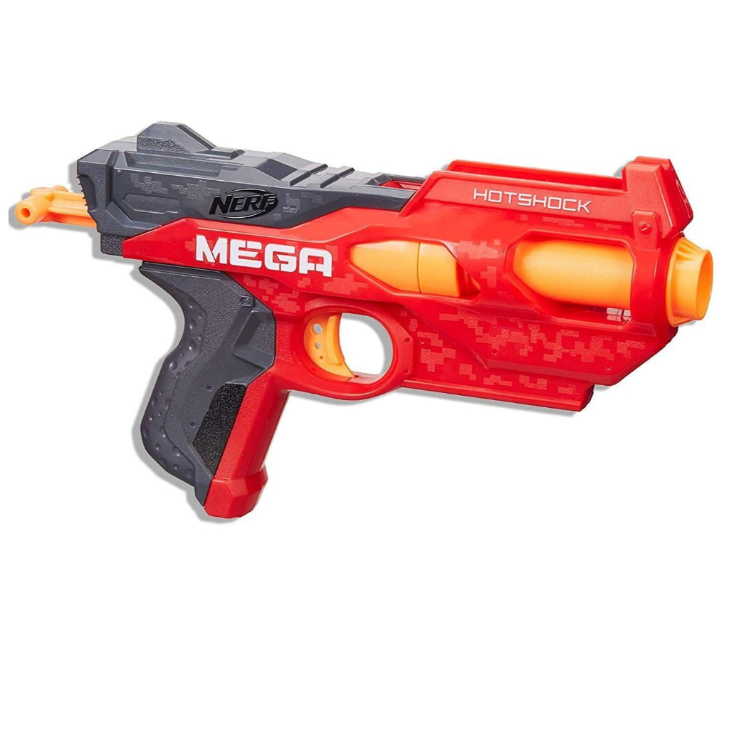 Lançador de Dardos Nerf N-Strike Mega Hotshock B4969 - Hasbro