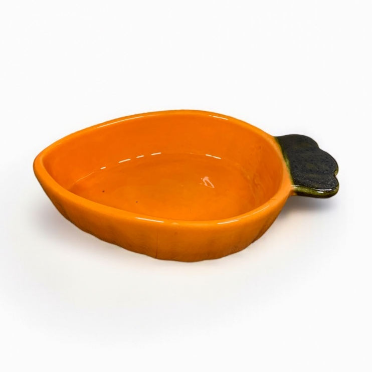 Bowl Decorado Em Cenoura 350ml Feito De Cerâmica Para Doce Petiscos Coelho em Oferta na Shopee
