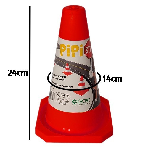 Cone Para Cães Poste Xixi Sanitário Educador Postinho Adestrador