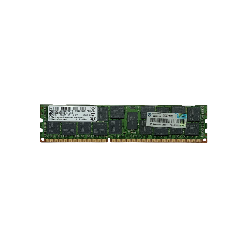 Memória Servidor P/ Processadores Xeon 16gb Ddr3L Pc3L 2rx4 10600R Varias Marcas