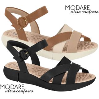 Sandália Feminina Rasteira Modare Ultraconforto  Macia Leve Calce Fácil Original em Oferta na Shopee