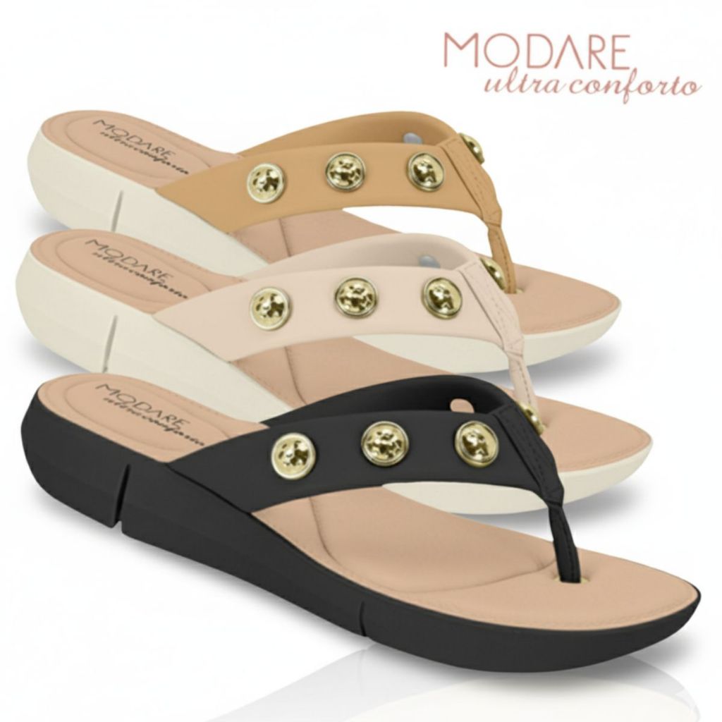 Sandalia Modare Ortopedica Original Chinelo Esporao Fascite Plantar Chinnela Massageadora Femininab em Oferta na Shopee