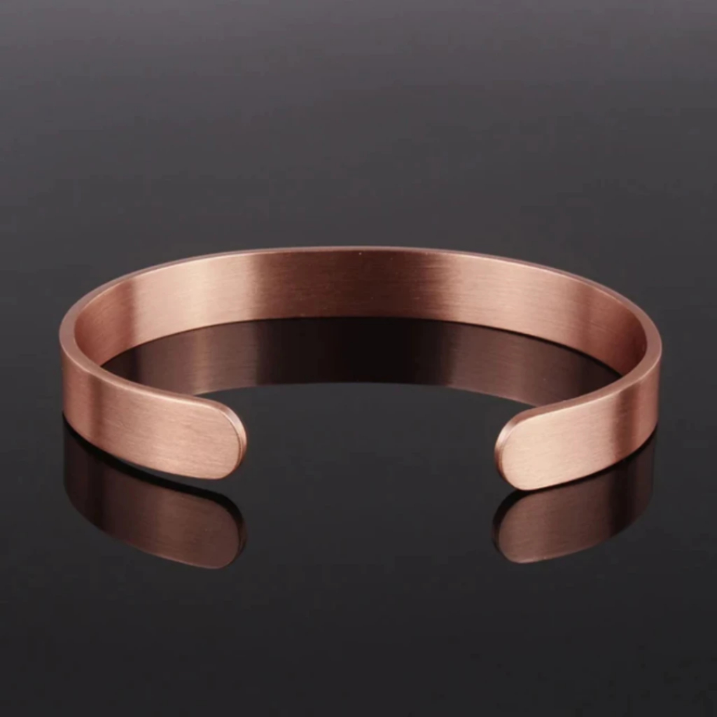 kit 4 Pulseira de Cobre 2 masculino 2 feminina natural luxo Bracelete Cobre 100% Puro