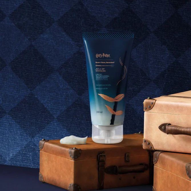 Loção Iluminadora Desodorante Corporal Harry Potter Quem Disse, Berenice? Aula de Feitiços 180ml