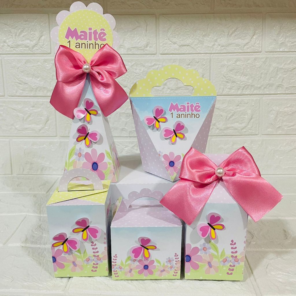 KIT PEGUE E MONTE JARDIM ENCANTADO 15 LEMBRANCINHAS PERSONALIZADAS CAIXINHAS PERSONALIZADAS PAPELARIA PERSONALIZADA
