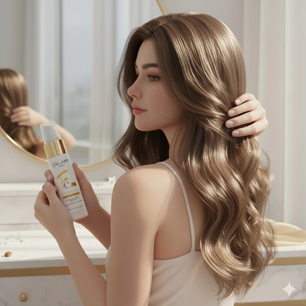 Perfume e Brilho Capilar Ação Anti Frizz Argan 60 ml da Feel Happy