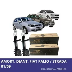 Par Amortecedor Dianteiro Perfect Palio Weekend Siena Palio