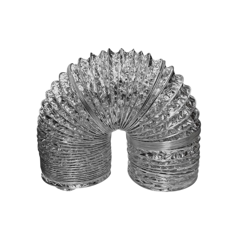 Imagem Duto Flexível 150mm Aluminizado - Secadoras Exaustores Ar Condicionado - 1 Metro