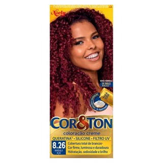 Tinta De Cabelo Cor&Ton Niely Marsala Açai 8.26 em Oferta na Shopee