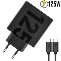 Carregador Turbo 125w Tipo C Para Carregador 125W Cabo tipo-C Carregador Super Rápido A15 A53 A54 A55 A73 S20 S21 S22