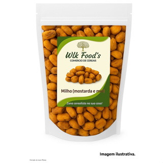 MILHO TORRADO MOSTARDA E MEL - 1KG - 500G em Oferta na Shopee